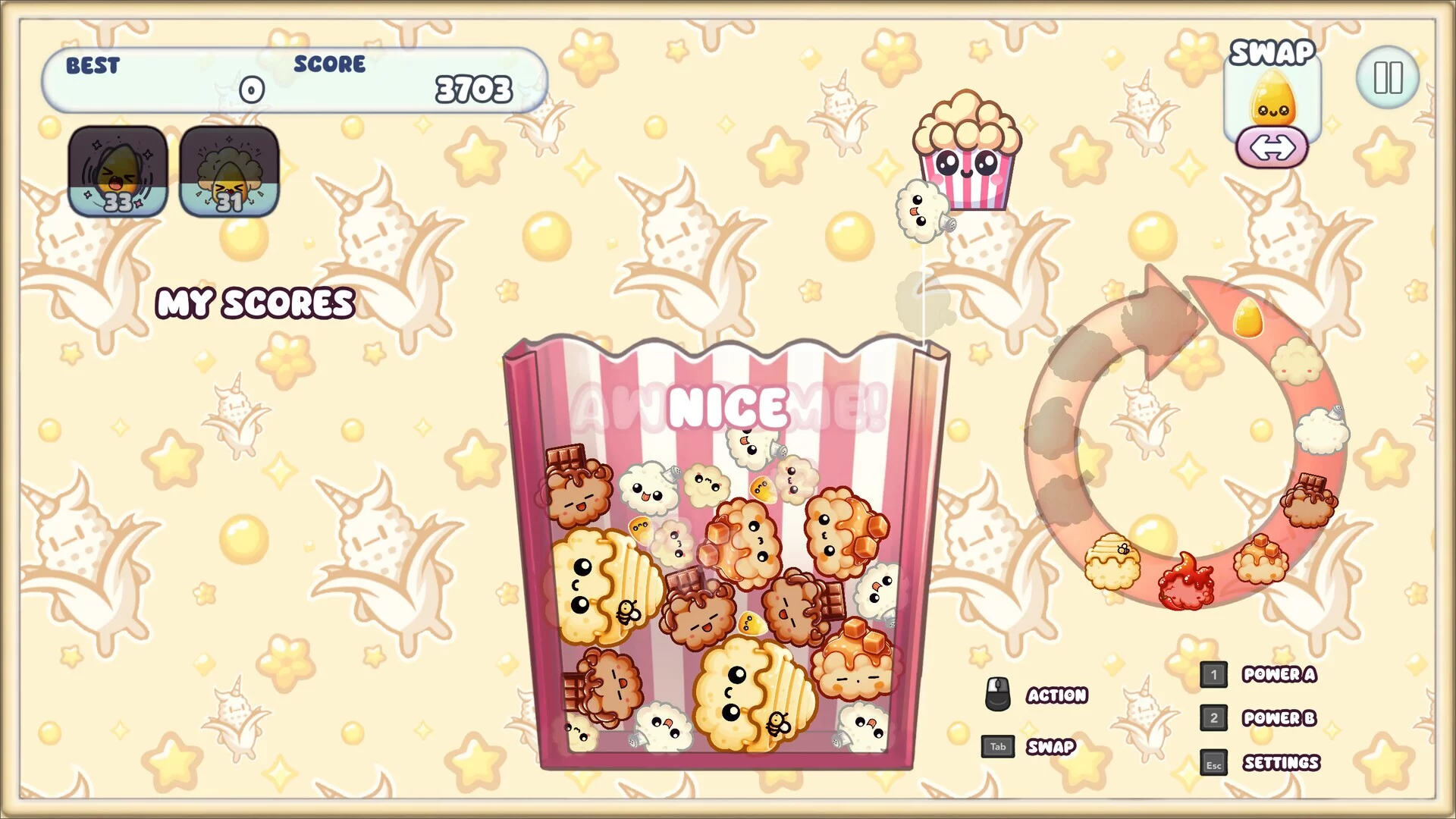 Изображение игры: Popcorn Fever