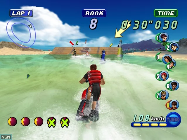 Изображение игры: Wave Race: Blue Storm