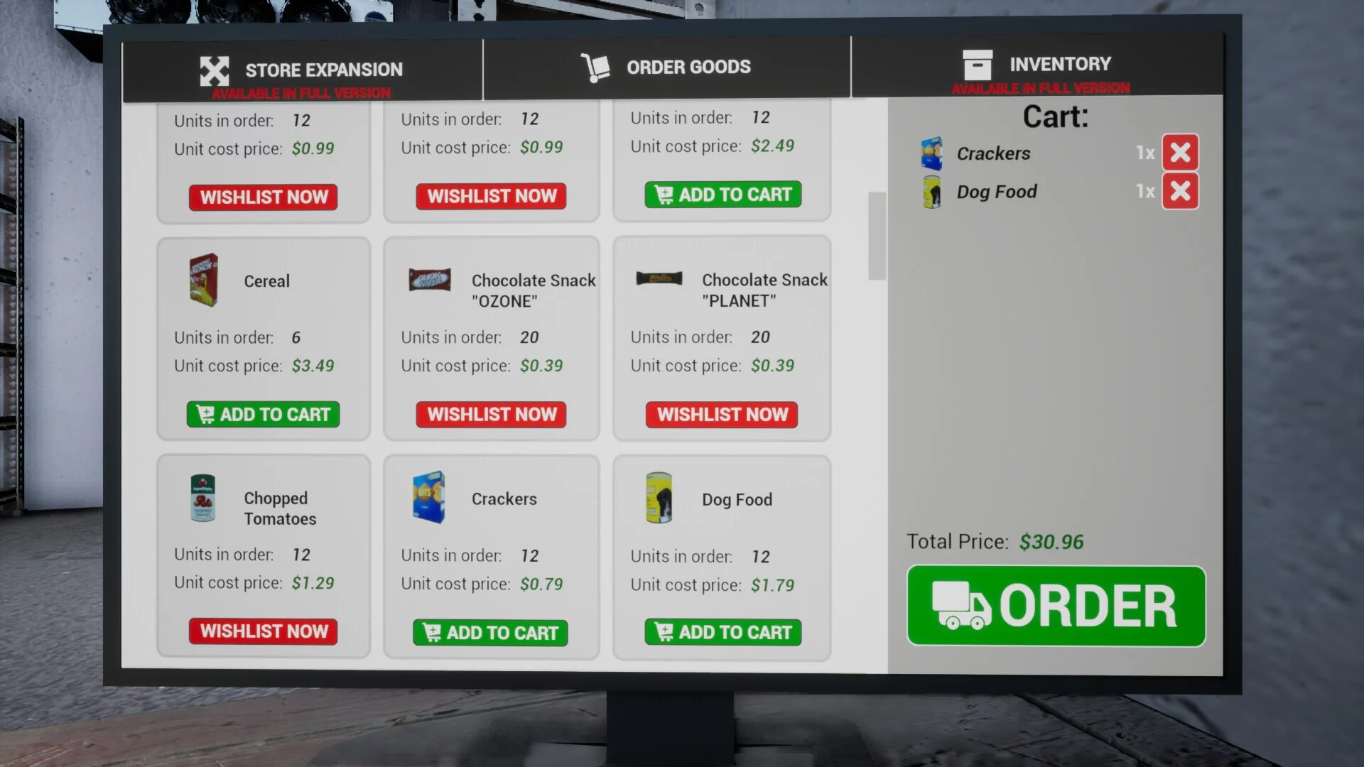 Изображение игры: Grocery Store Simulator: Prologue