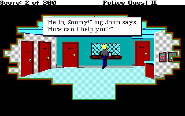 Изображение игры: Police Quest II: The Vengeance