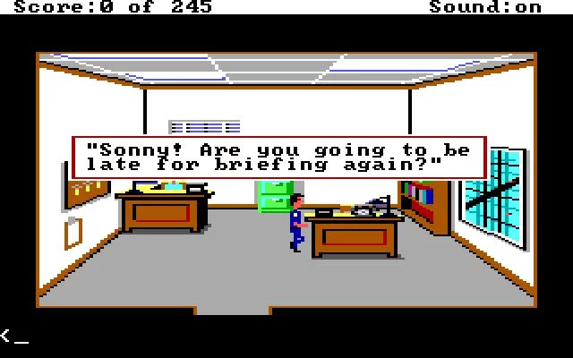 Изображение игры: Police Quest: In Pursuit of the Death Angel