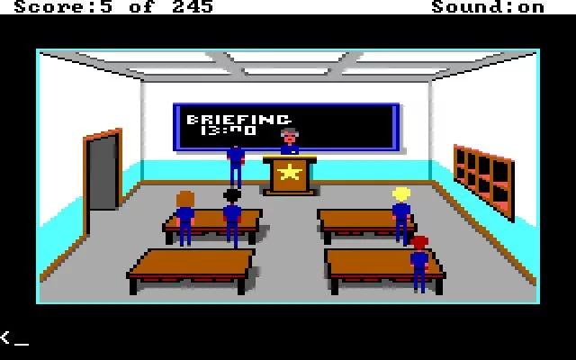 Изображение игры: Police Quest: In Pursuit of the Death Angel