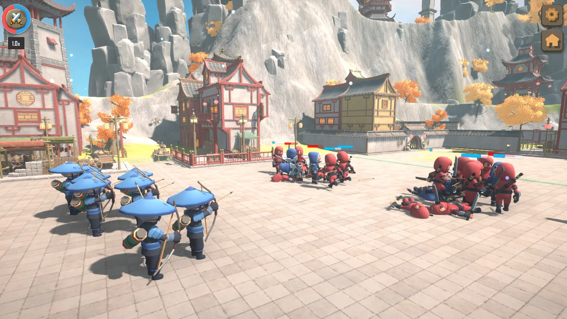 Изображение игры: Ninja Wars: Battle Simulator