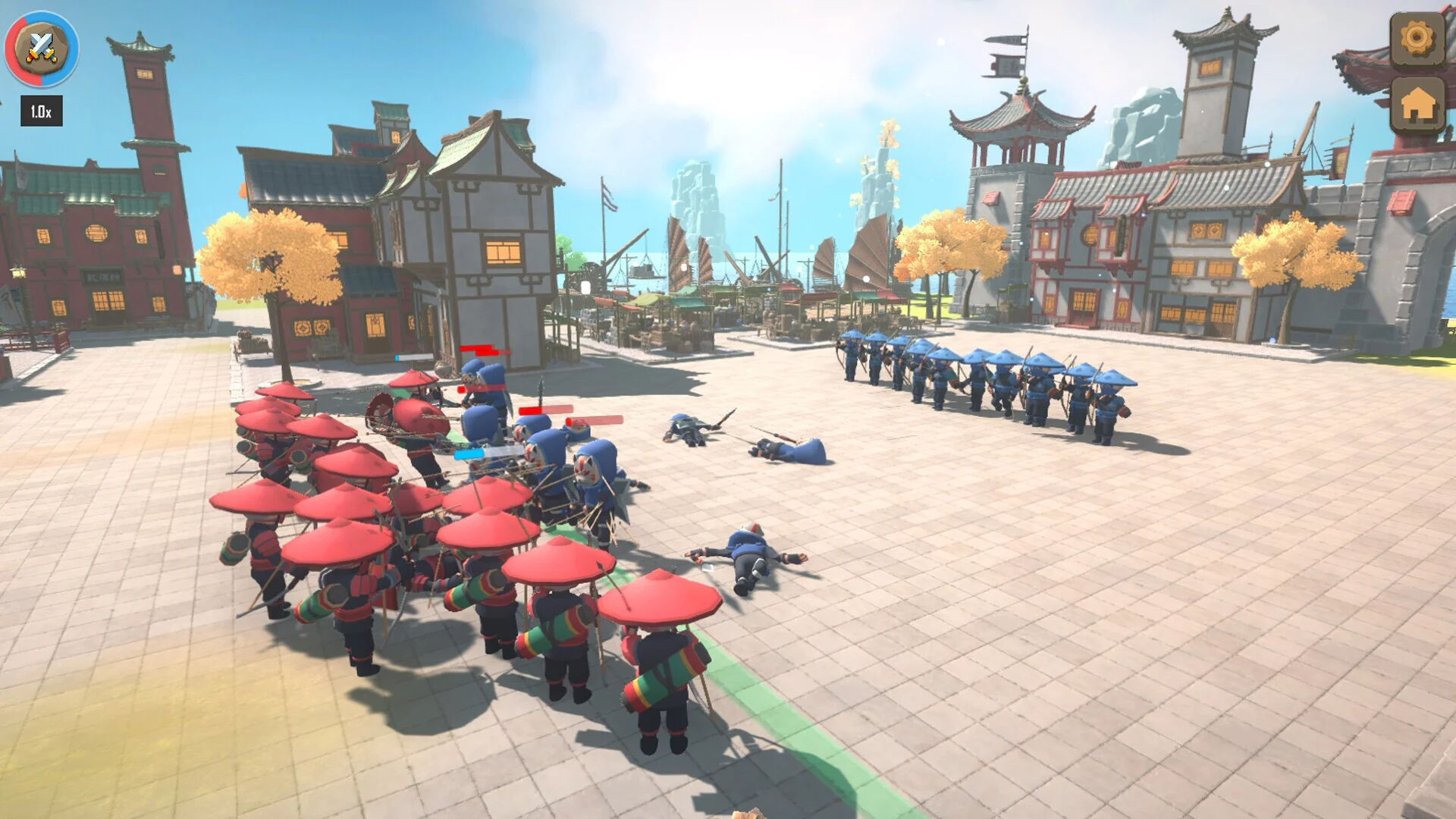 Изображение игры: Ninja Wars: Battle Simulator