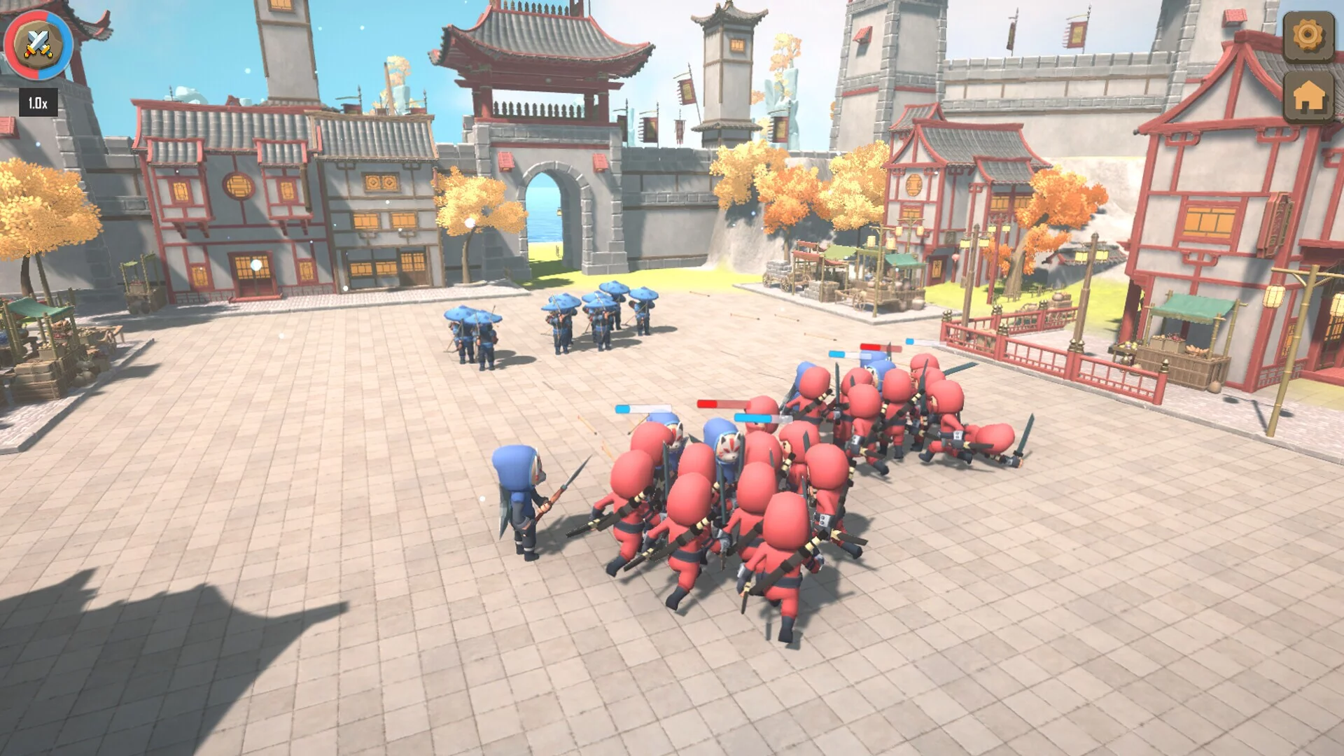 Изображение игры: Ninja Wars: Battle Simulator