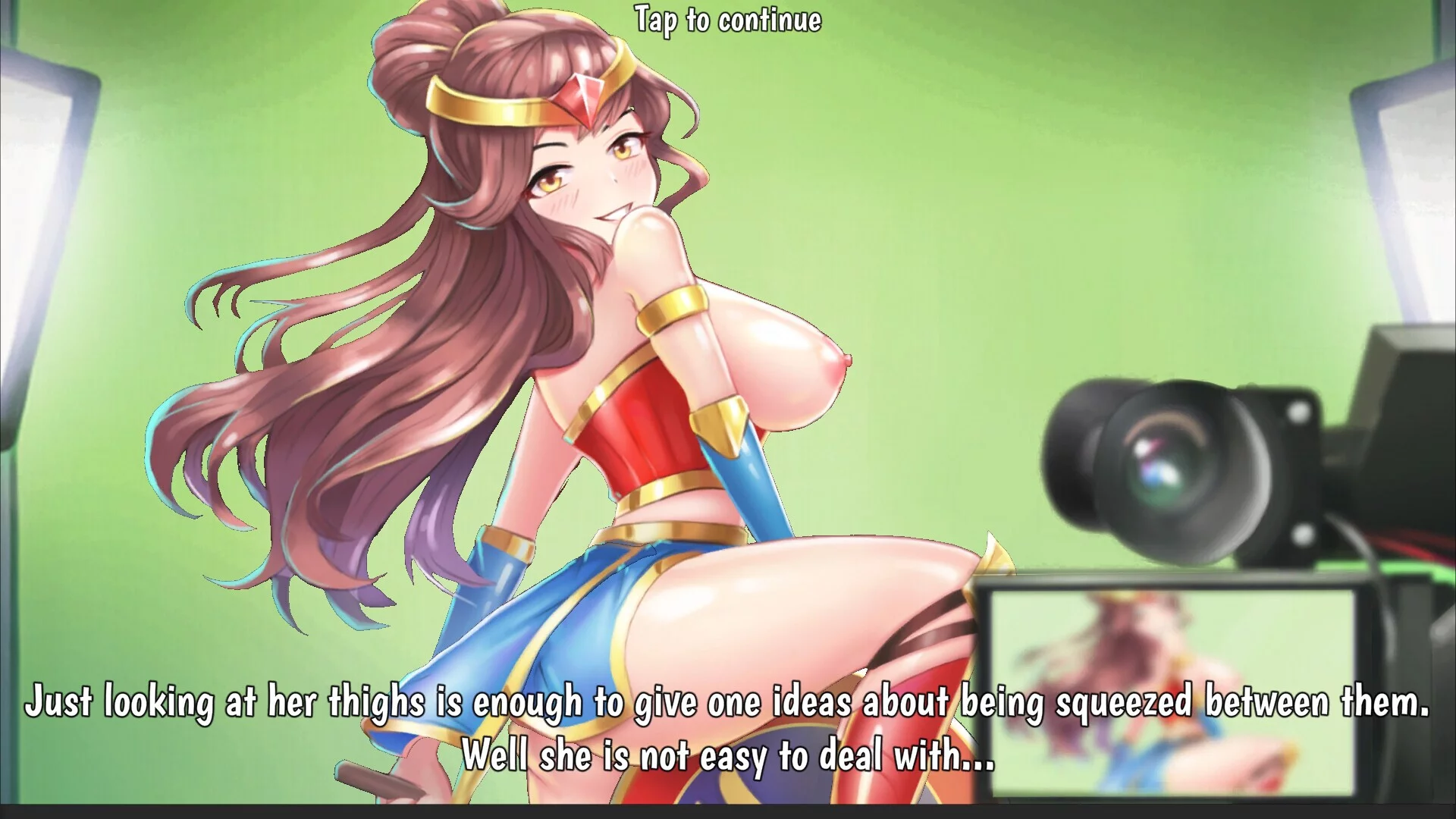 Изображение игры: Kinky Cosplay Heroes