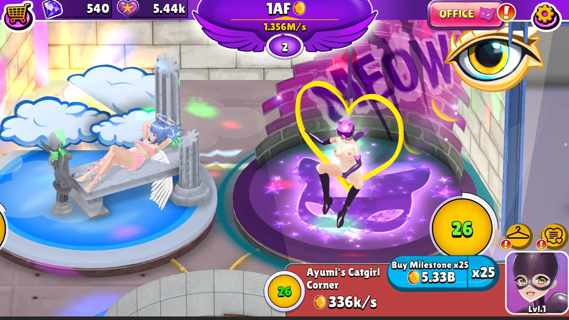 Изображение игры: Kinky Cosplay Heroes
