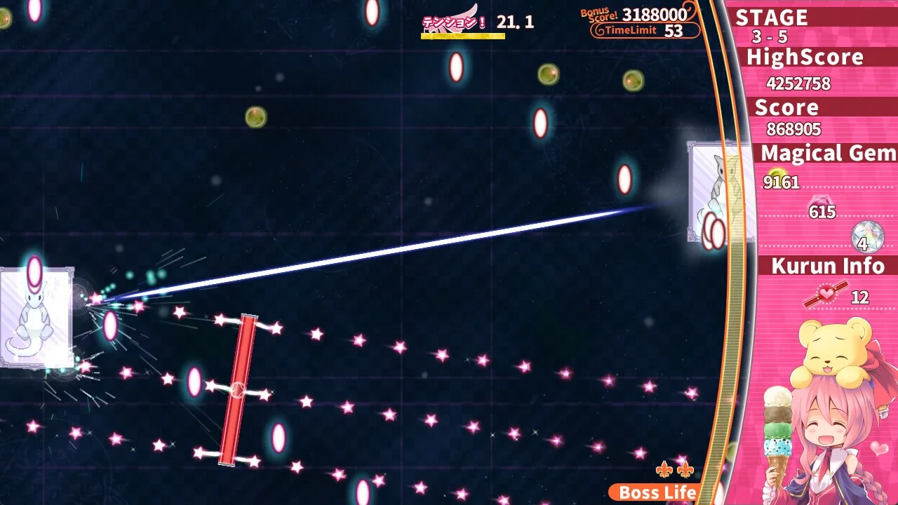 Изображение игры: 魔棒少女みらくるくるん -Magical stick girl Miracle Kurun
