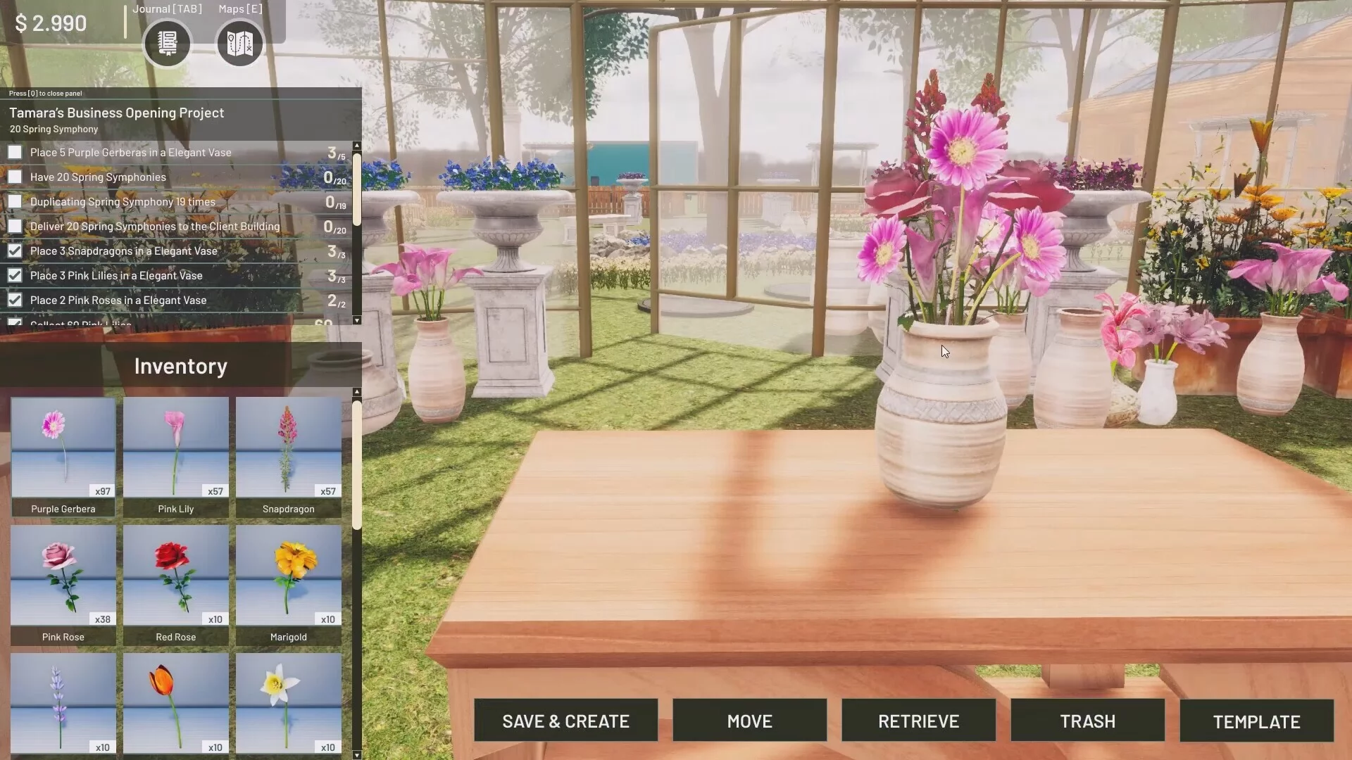 Изображение игры: Florist Business Simulator