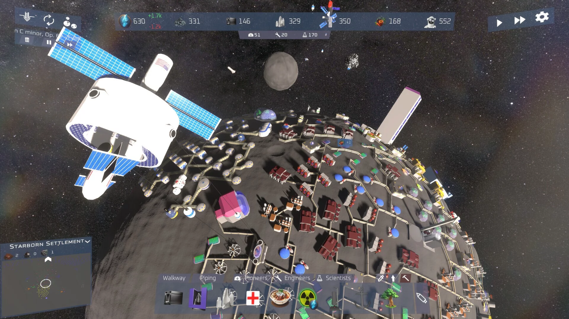 Изображение игры: Asteroid Colony