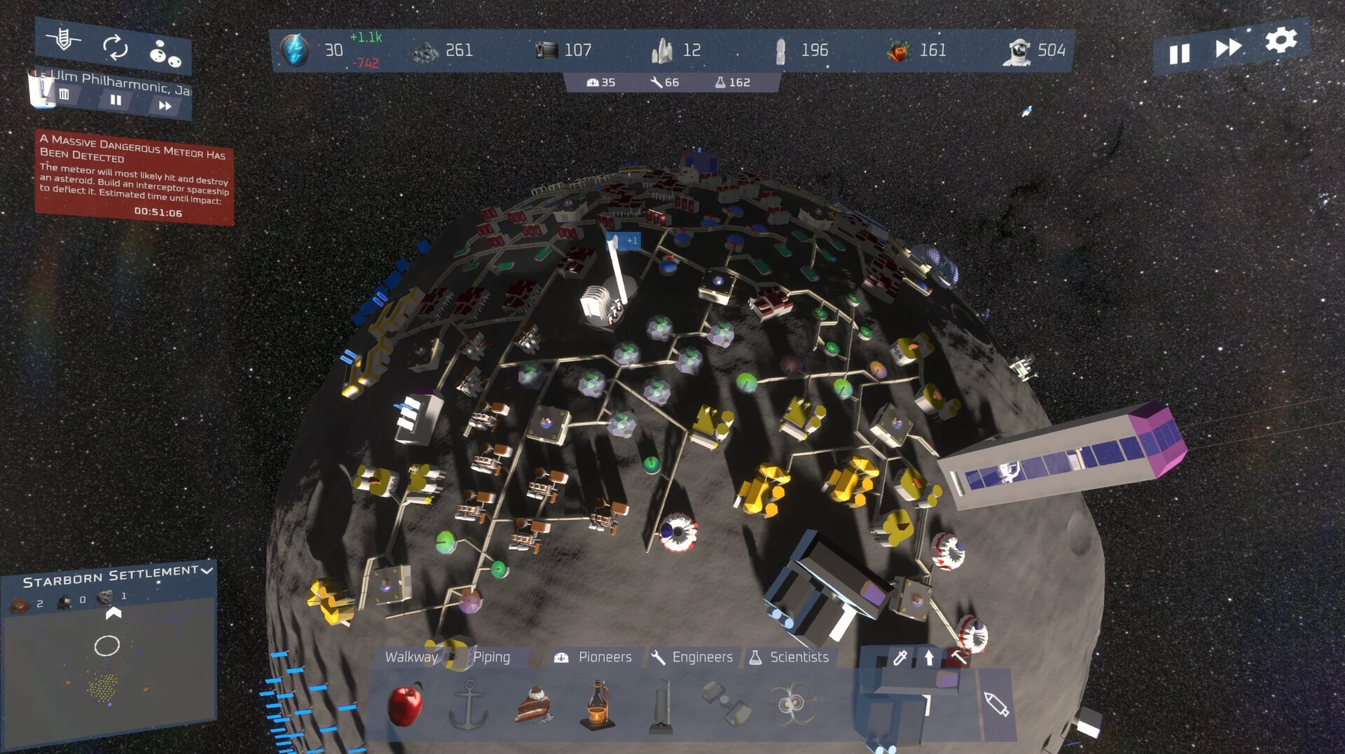 Изображение игры: Asteroid Colony