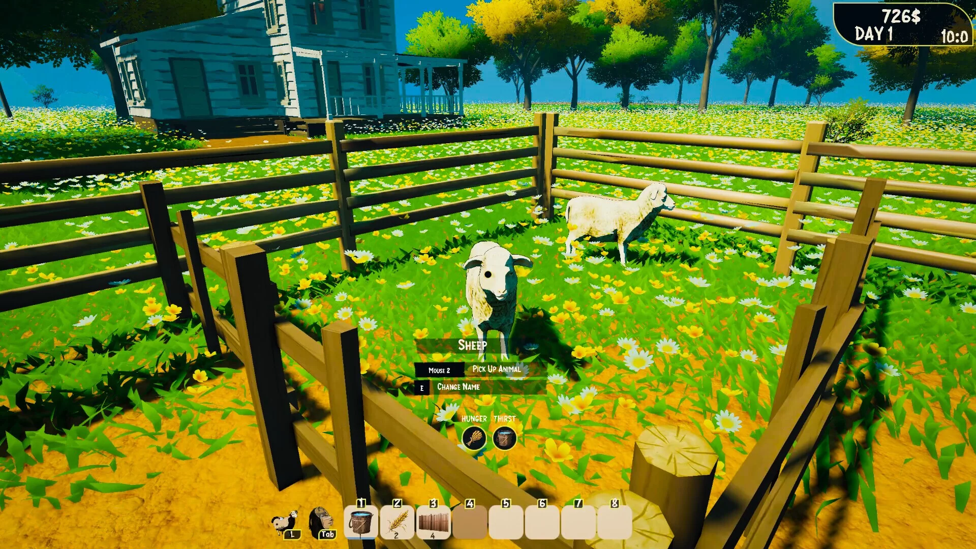Изображение игры: Friendly Sheeps: A Cozy Simulator