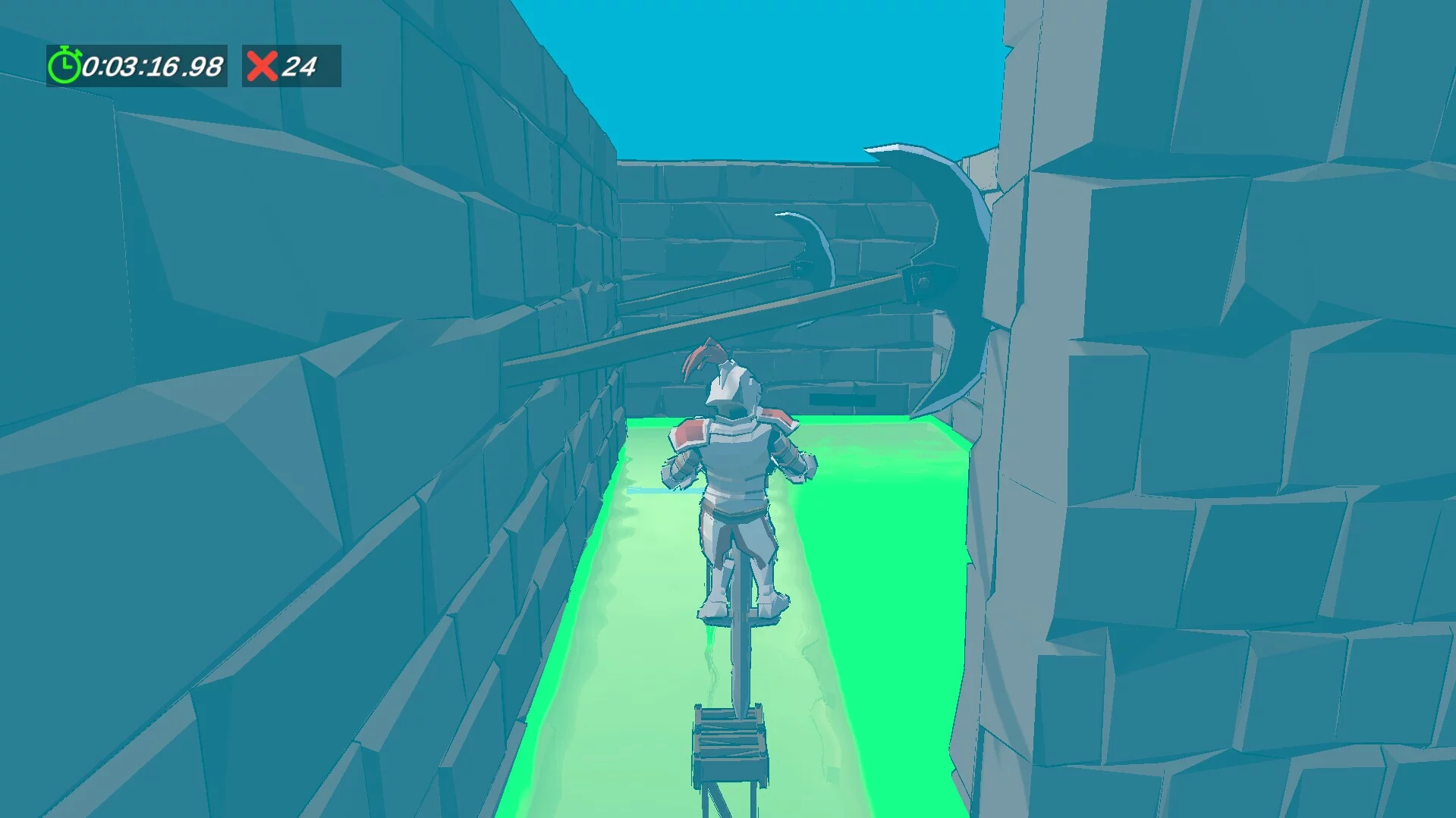 Изображение игры: Pogo Knight