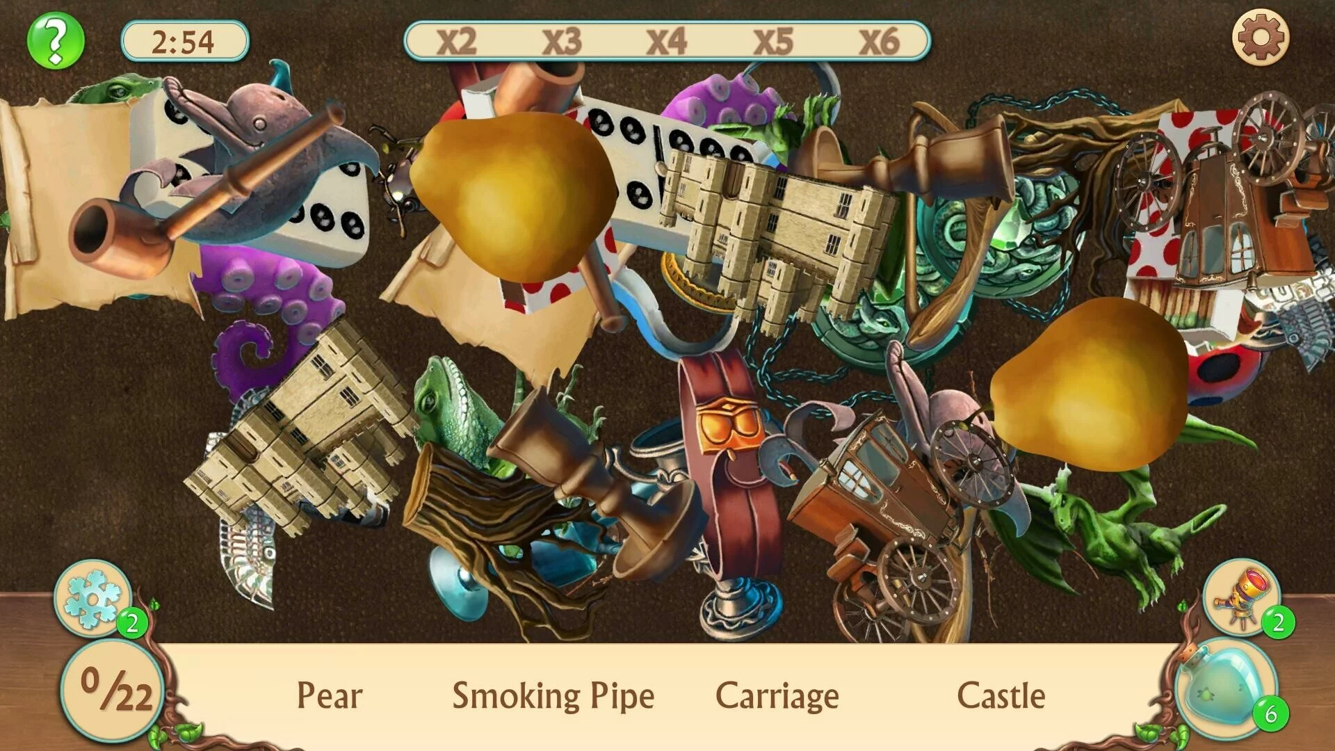 Изображение игры: Spellchanted 2D Hidden Object Puzzle Adveture Tile-Matching
