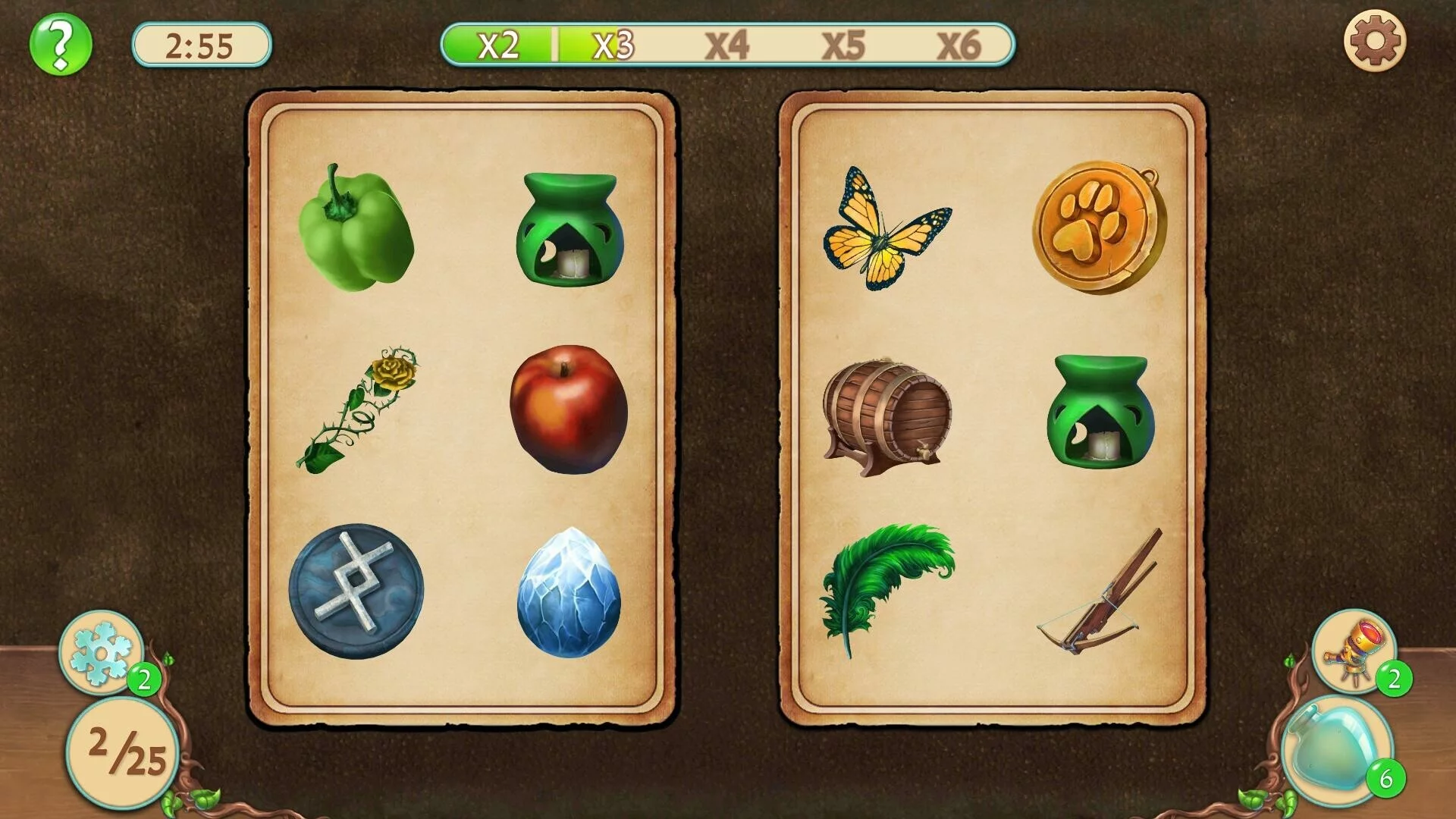 Изображение игры: Spellchanted 2D Hidden Object Puzzle Adveture Tile-Matching