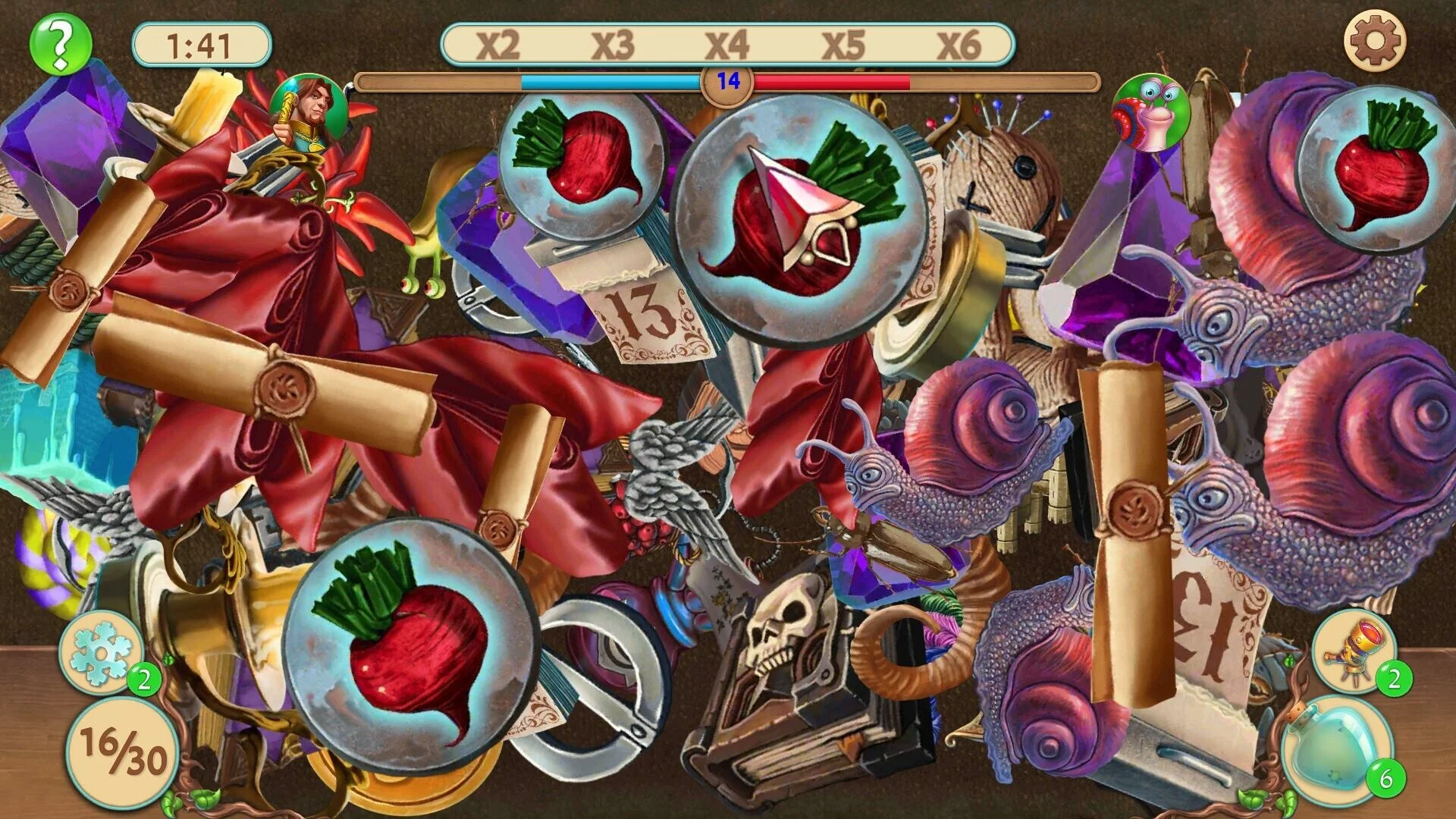 Изображение игры: Spellchanted 2D Hidden Object Puzzle Adveture Tile-Matching