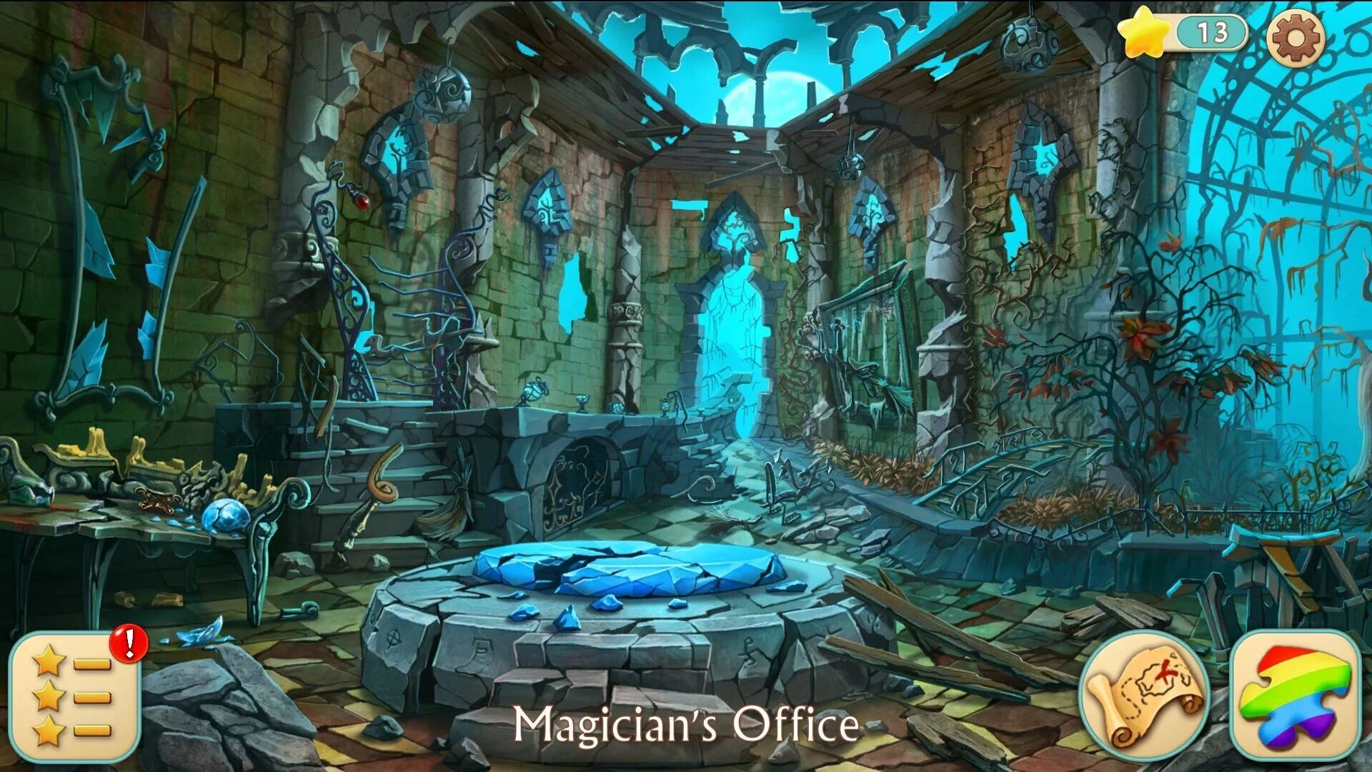 Изображение игры: Spellchanted 2D Hidden Object Puzzle Adveture Tile-Matching