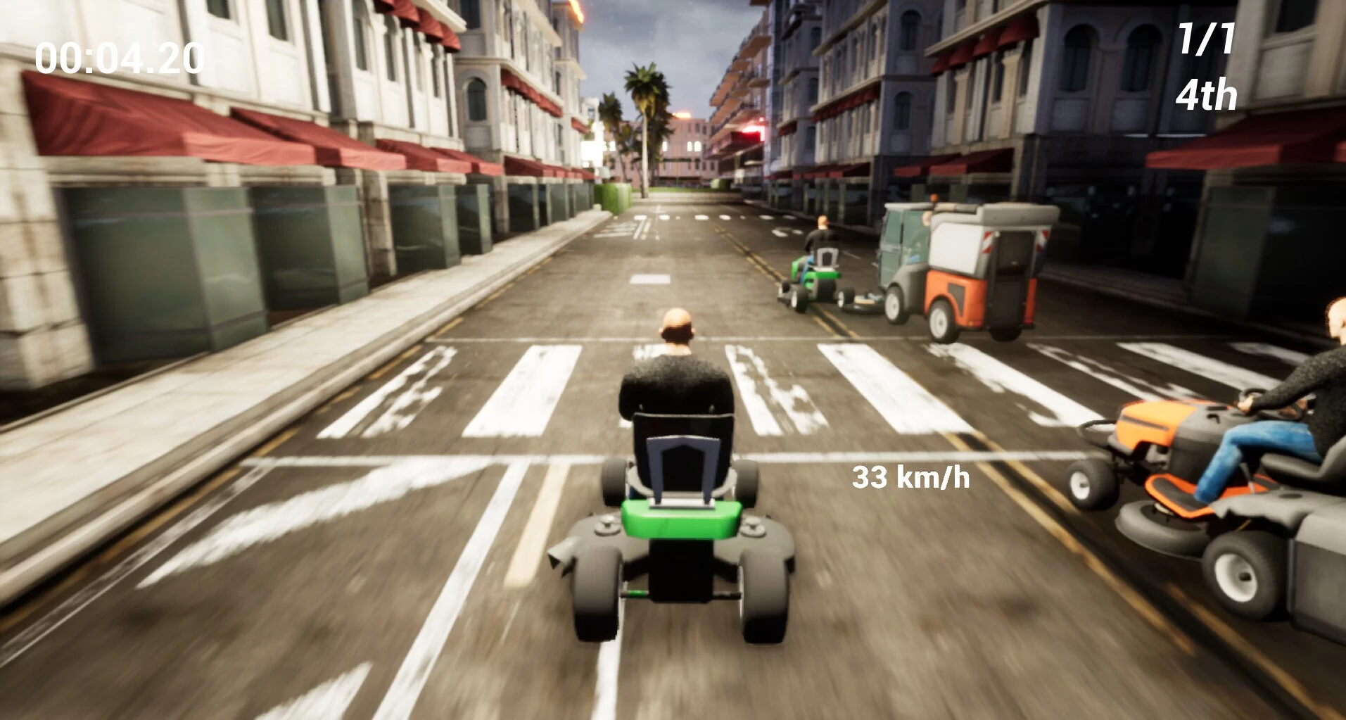 Изображение игры: Lawnmower Game Racing 2: Drunken