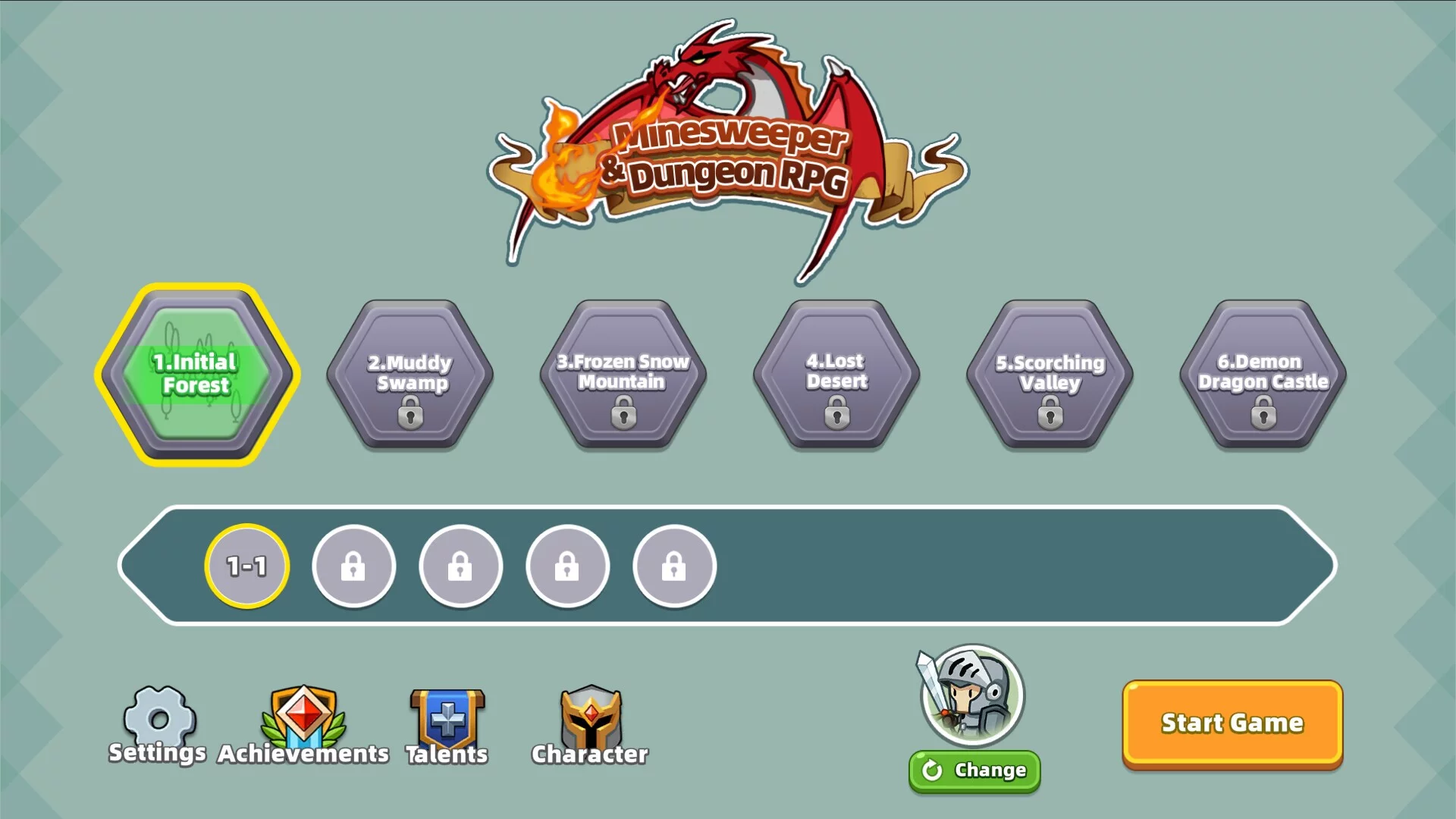 Изображение игры: Minesweeper & Dungeon RPG - 扫雷与地下城