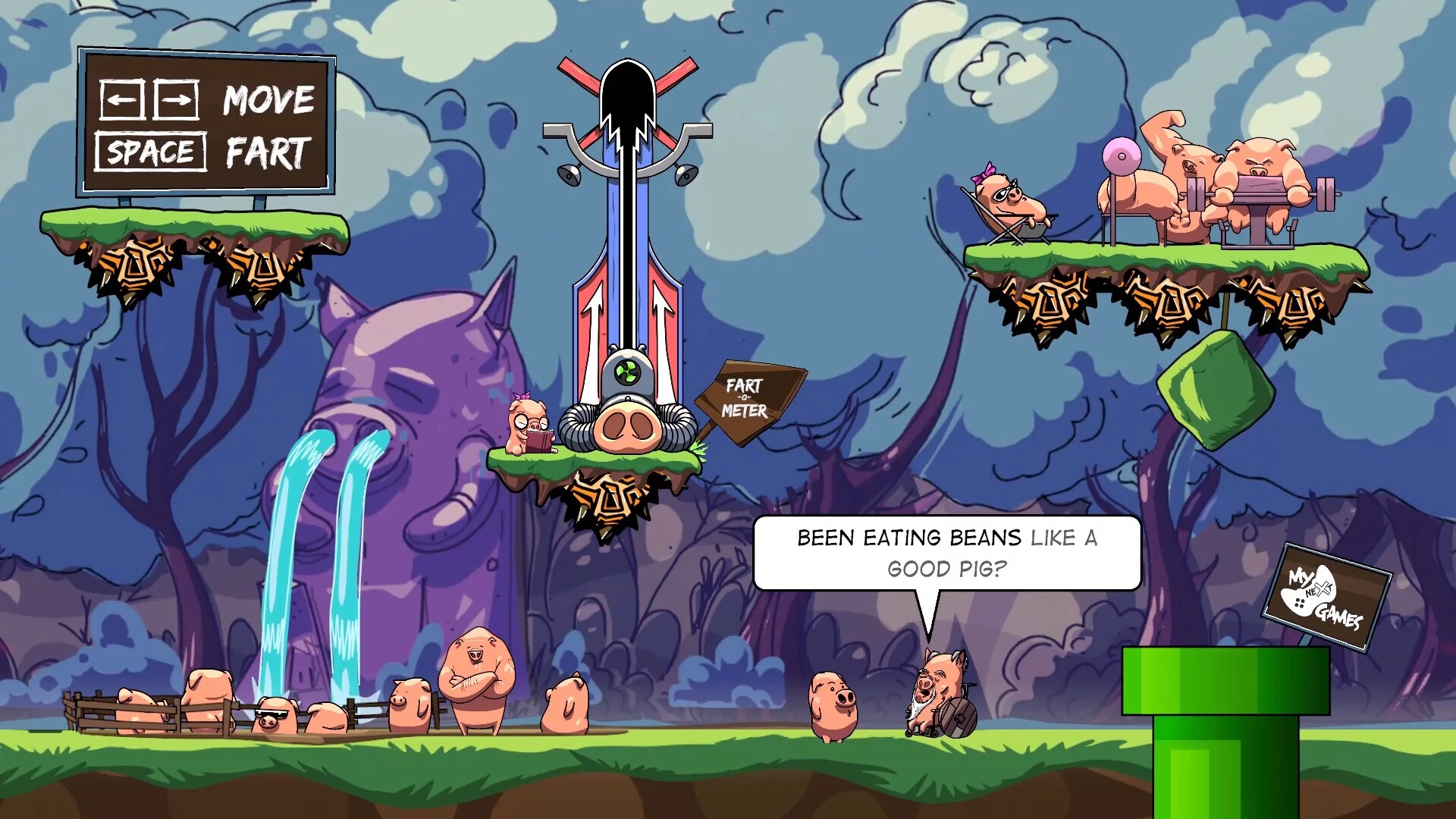 Изображение игры: Tales From The Arcade: Fartmania