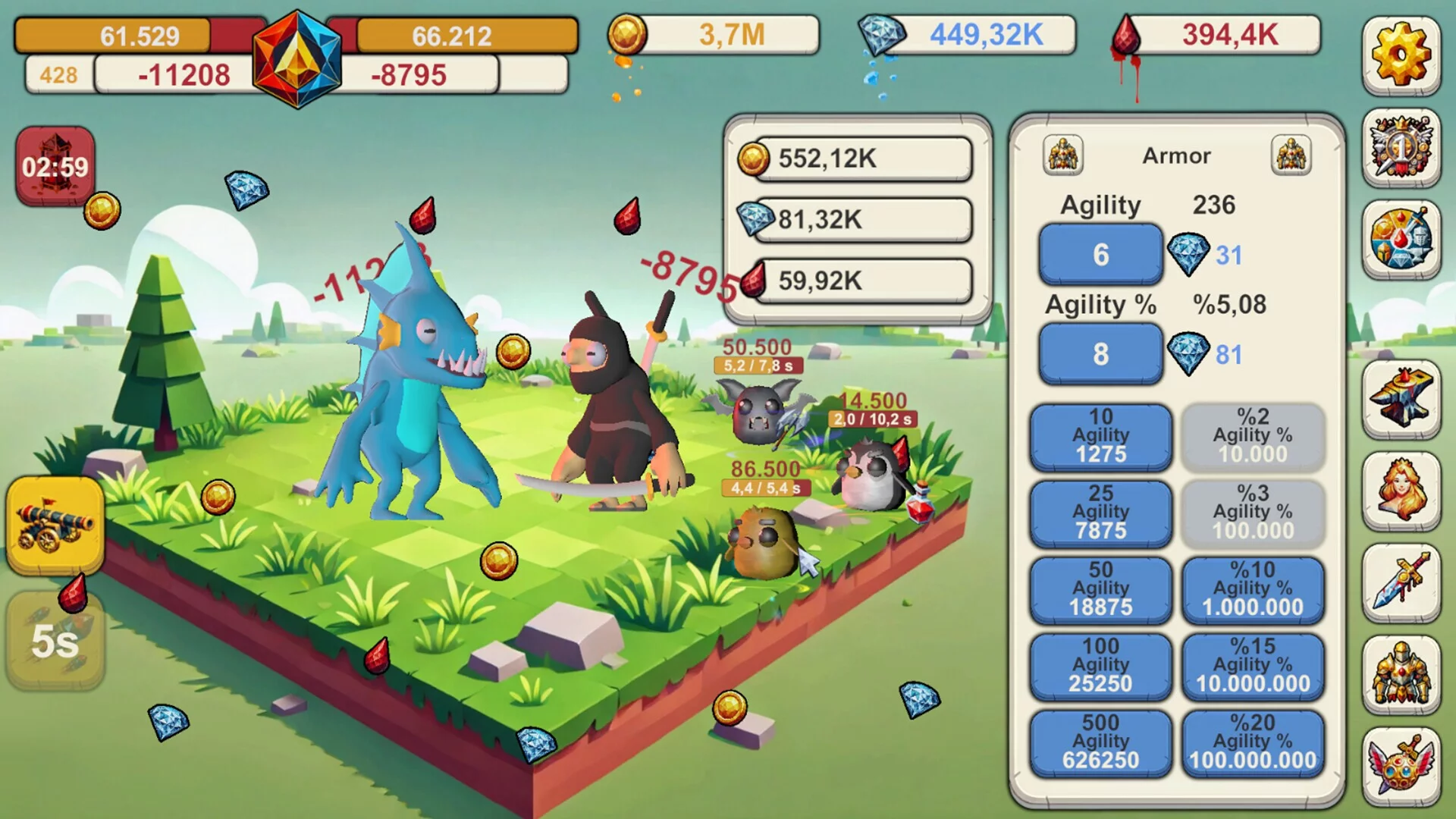 Изображение игры: Infinite Idle: Online Clicker RPG