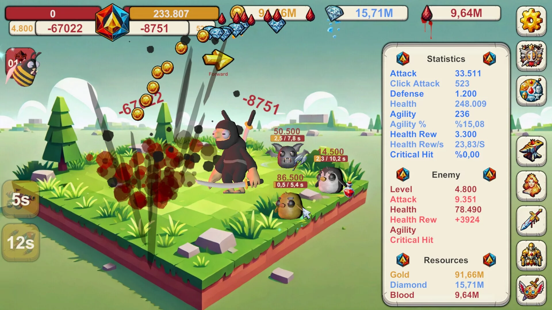 Изображение игры: Infinite Idle: Online Clicker RPG