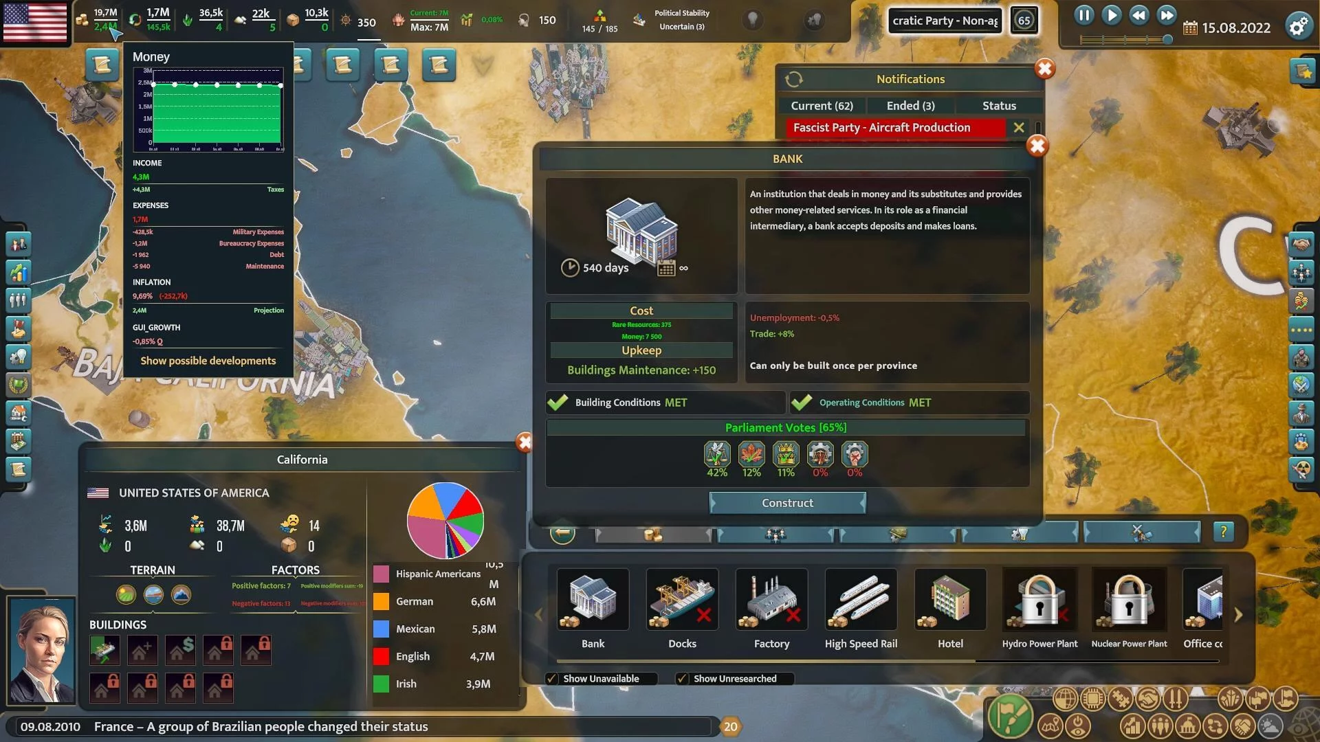 Изображение игры: Realpolitiks 3: Earth and Beyond