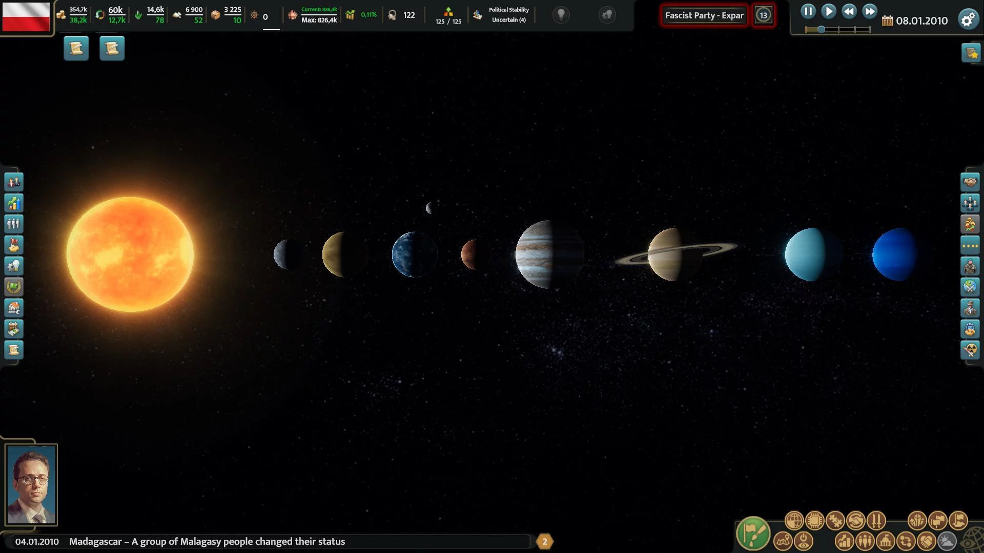 Изображение игры: Realpolitiks 3: Earth and Beyond