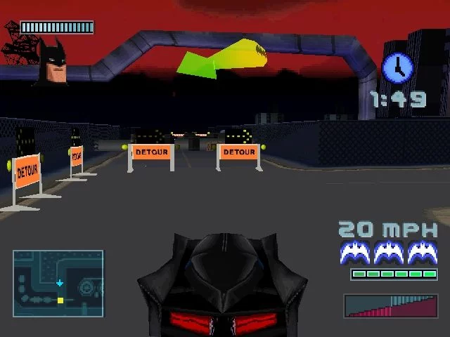 Изображение игры: Batman: Gotham City Racer