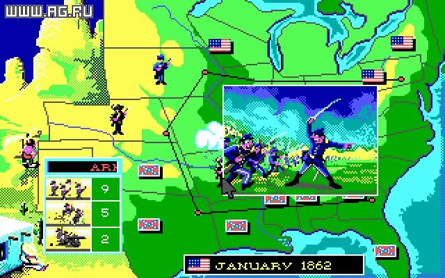 Изображение игры: North & South