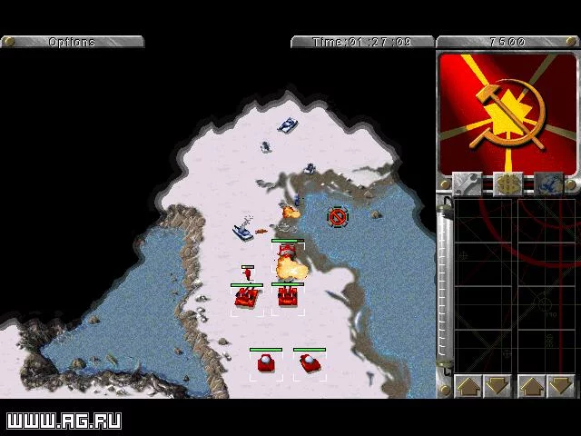 Изображение игры: Command & Conquer: Red Alert - The Aftermath
