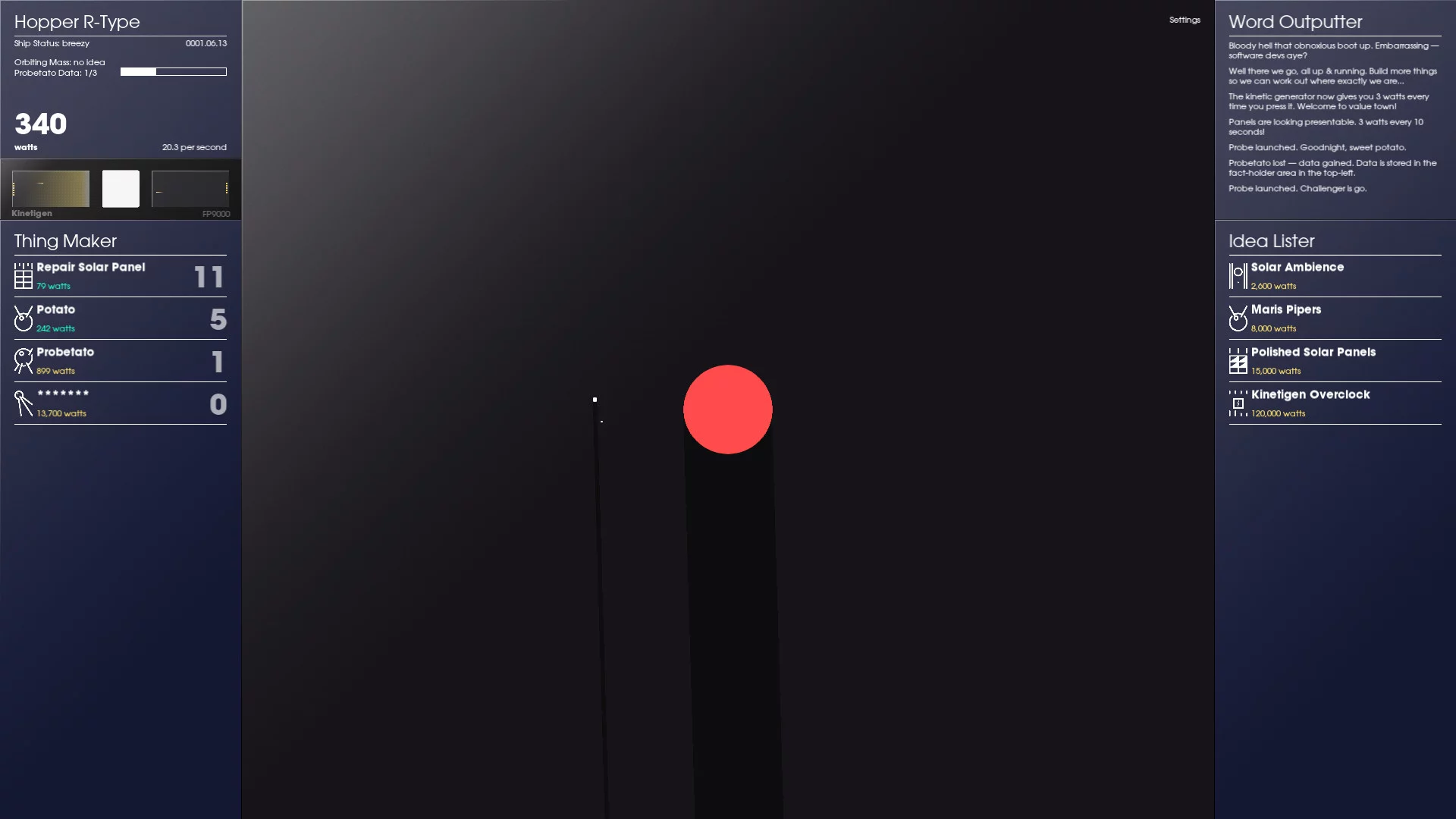 Изображение игры: SPACEPLAN