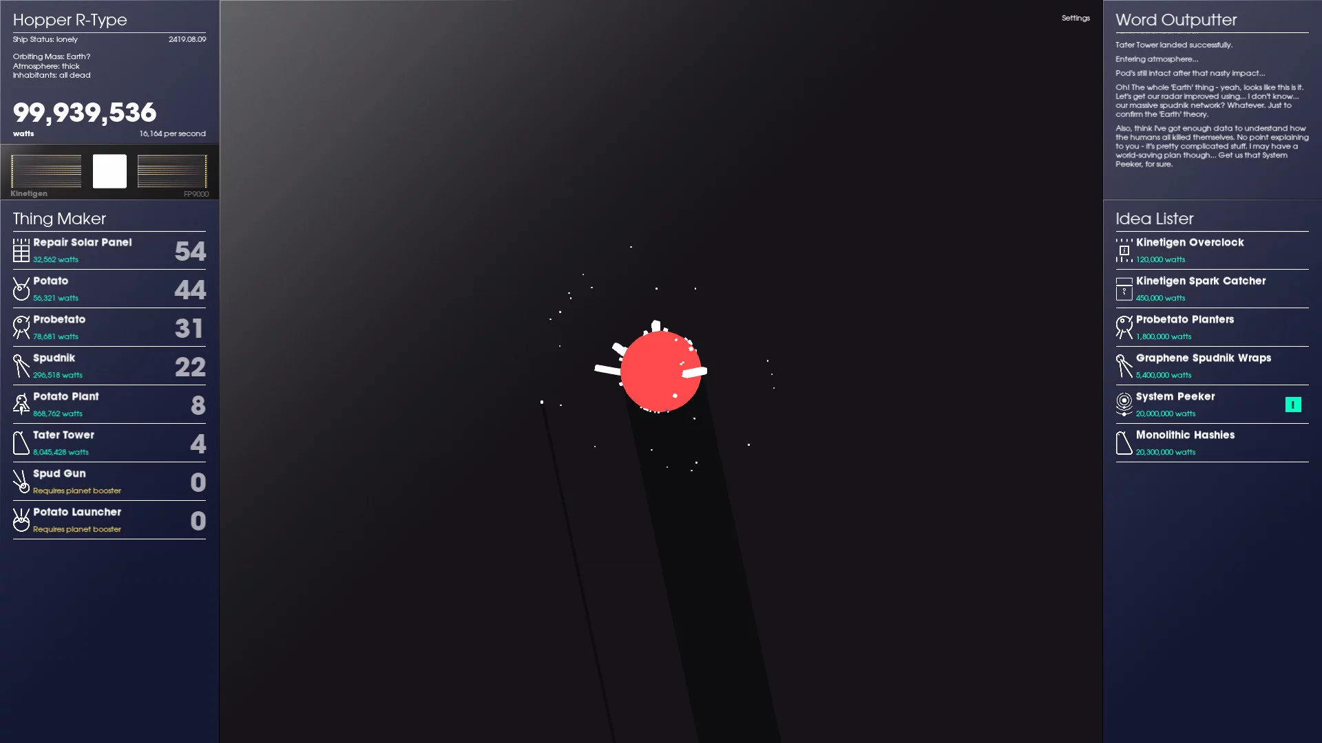 Изображение игры: SPACEPLAN