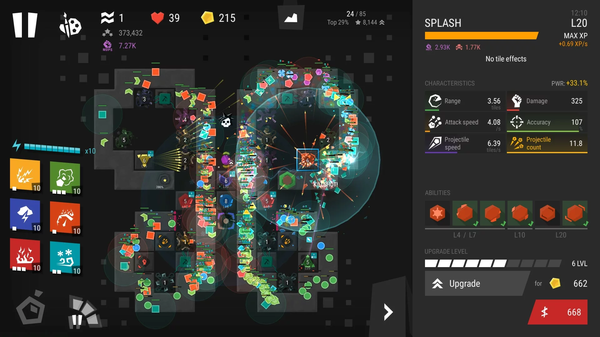 Изображение игры: Infinitode 2 - Infinite Tower Defense