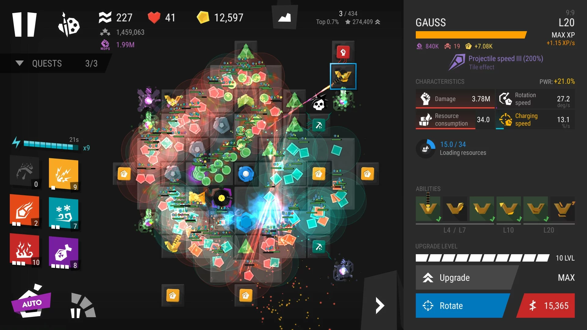 Изображение игры: Infinitode 2 - Infinite Tower Defense