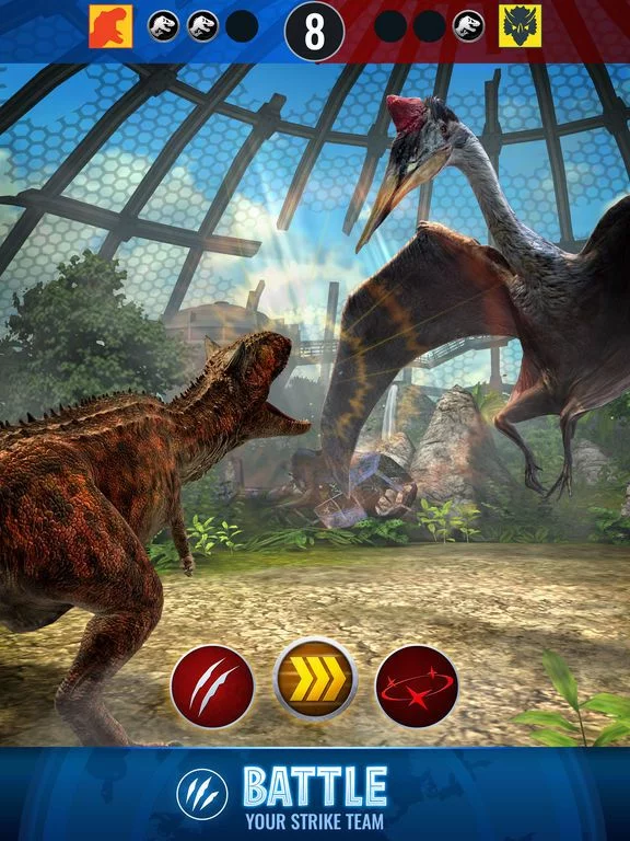 Изображение игры: Jurassic World Alive