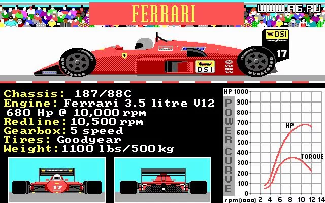 Изображение игры: Grand Prix Circuit