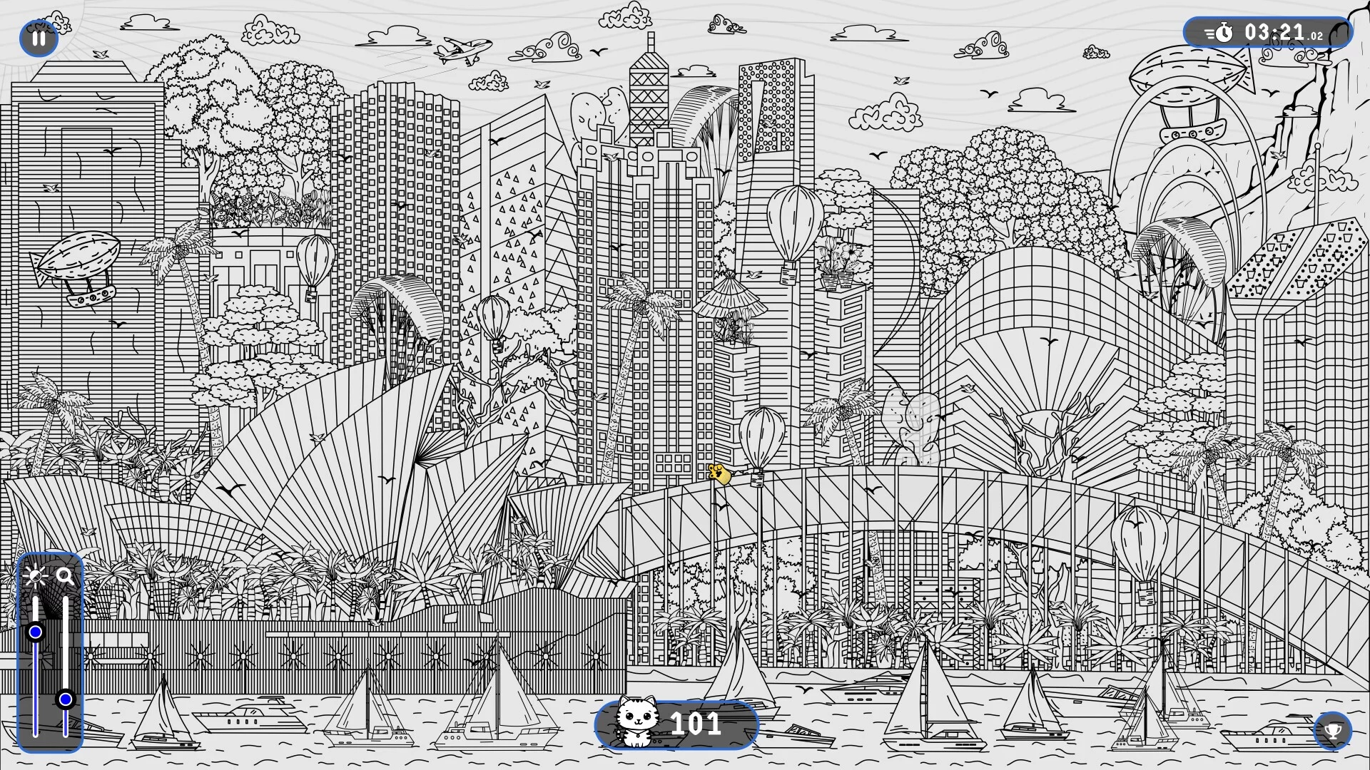 Изображение игры: 101 Cats Hidden in Australia