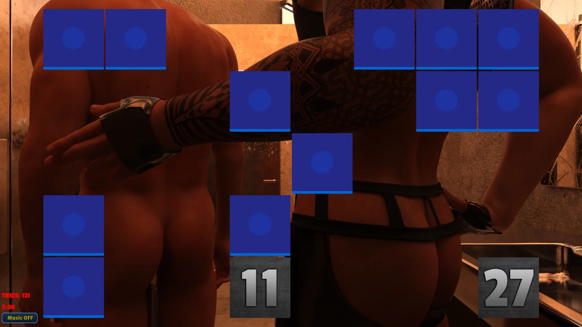 Изображение игры: Sexy Memory Puzzle - Gay BDSM
