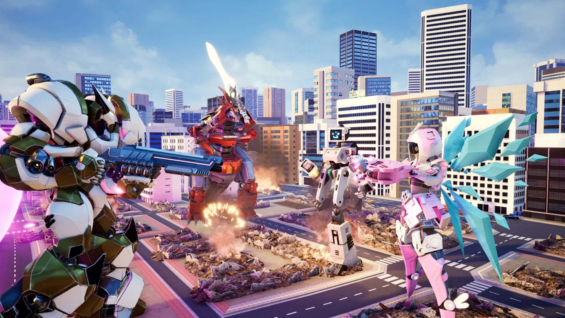 Изображение игры: Override: Mech City Brawl