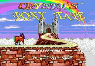 Изображение игры: Crystal's Pony Tale