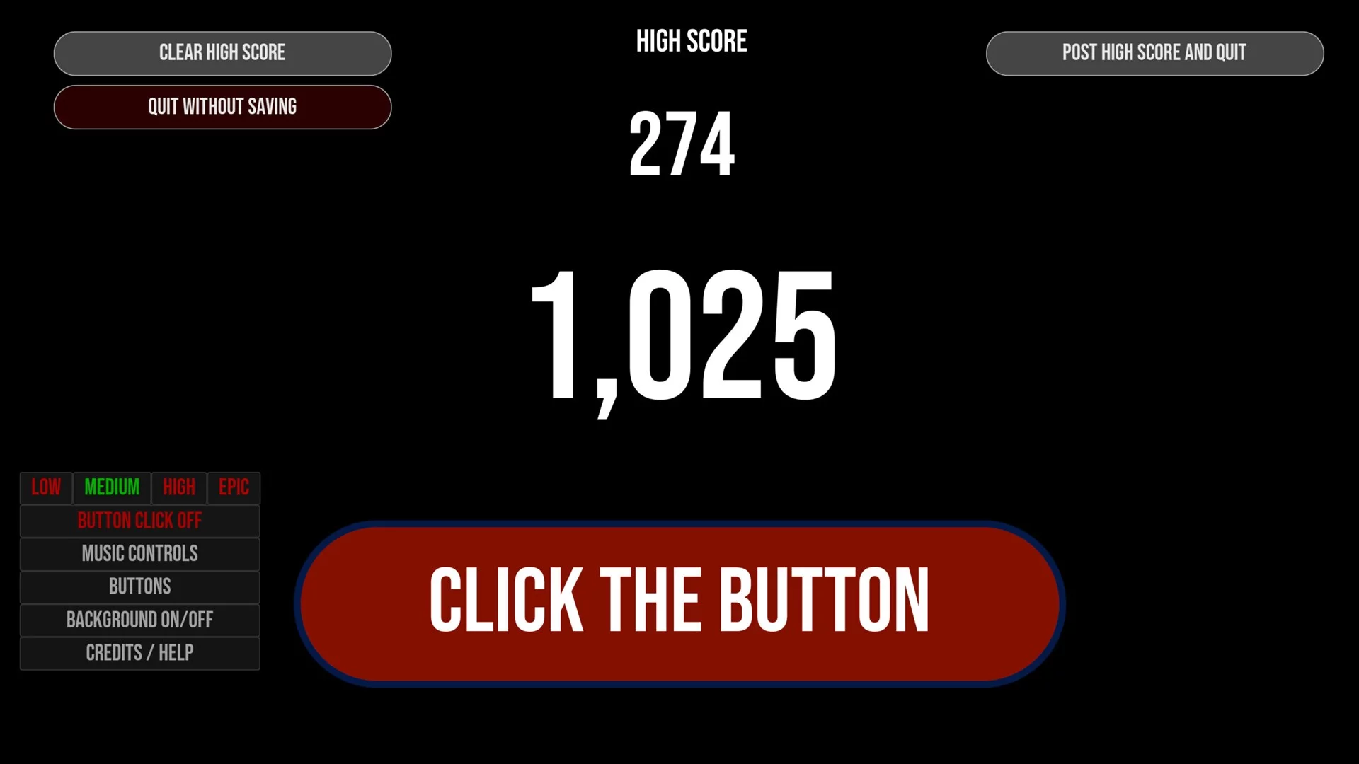 Изображение игры: The Button Game