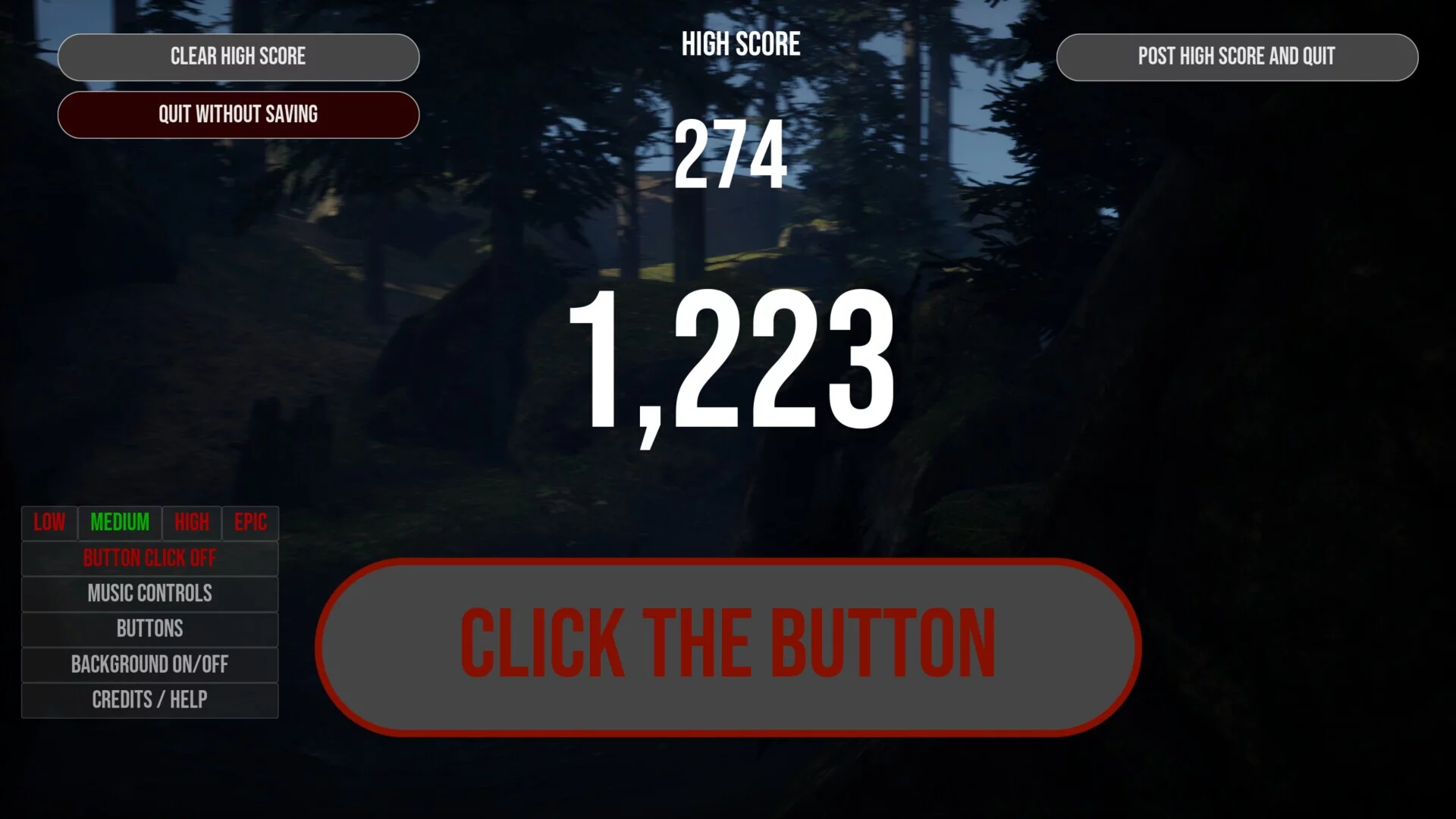 Изображение игры: The Button Game