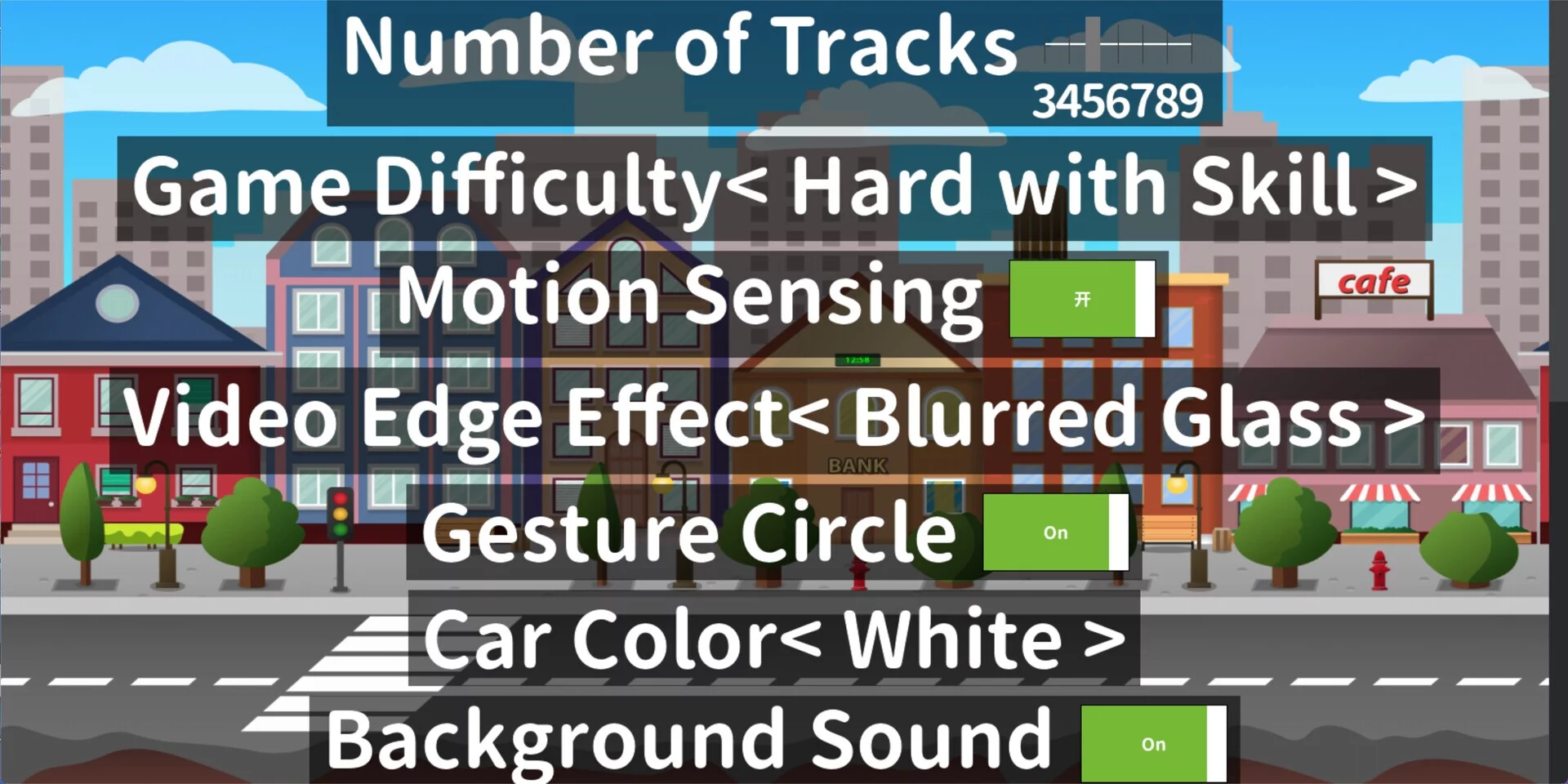 Изображение игры: 体感赛车 Motion sensing car