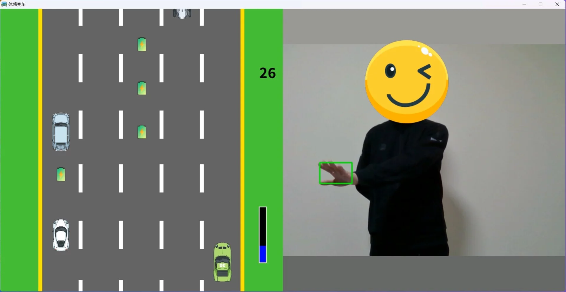 Изображение игры: 体感赛车 Motion sensing car
