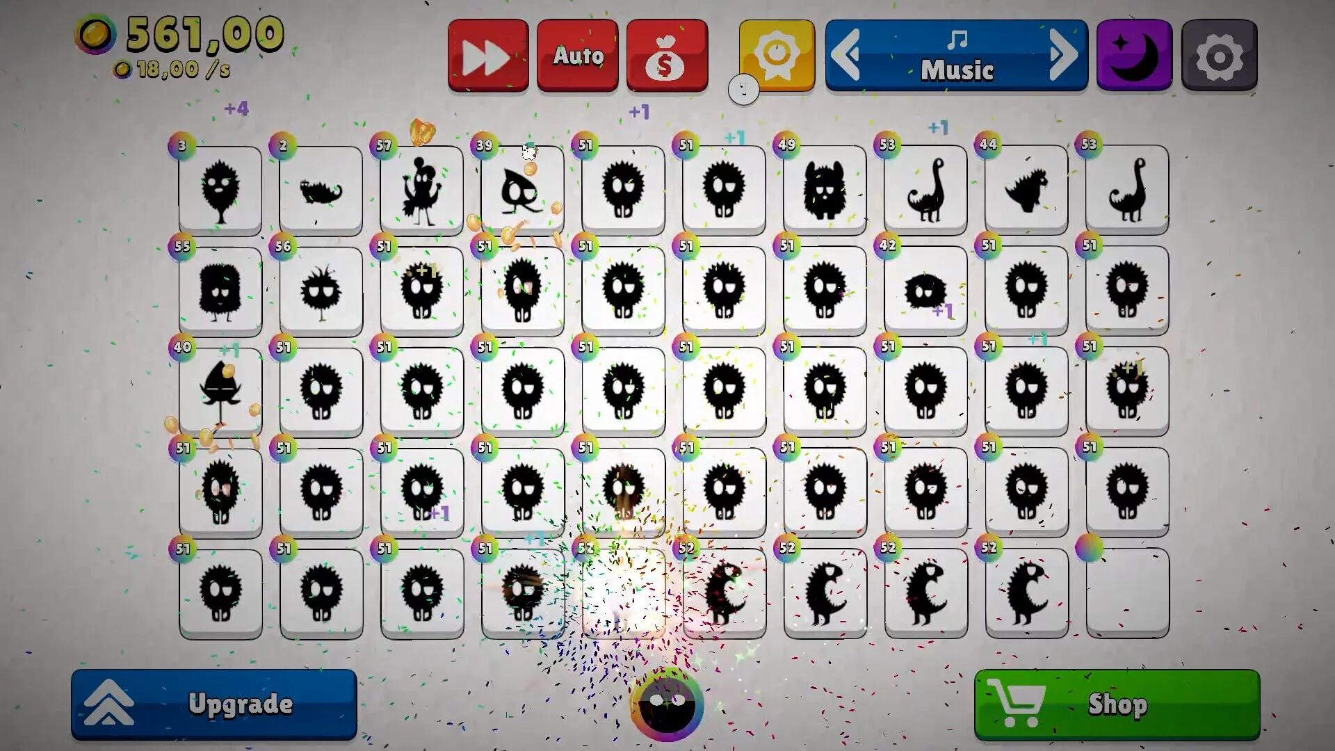 Изображение игры: Doodle Harmony Idle Merge