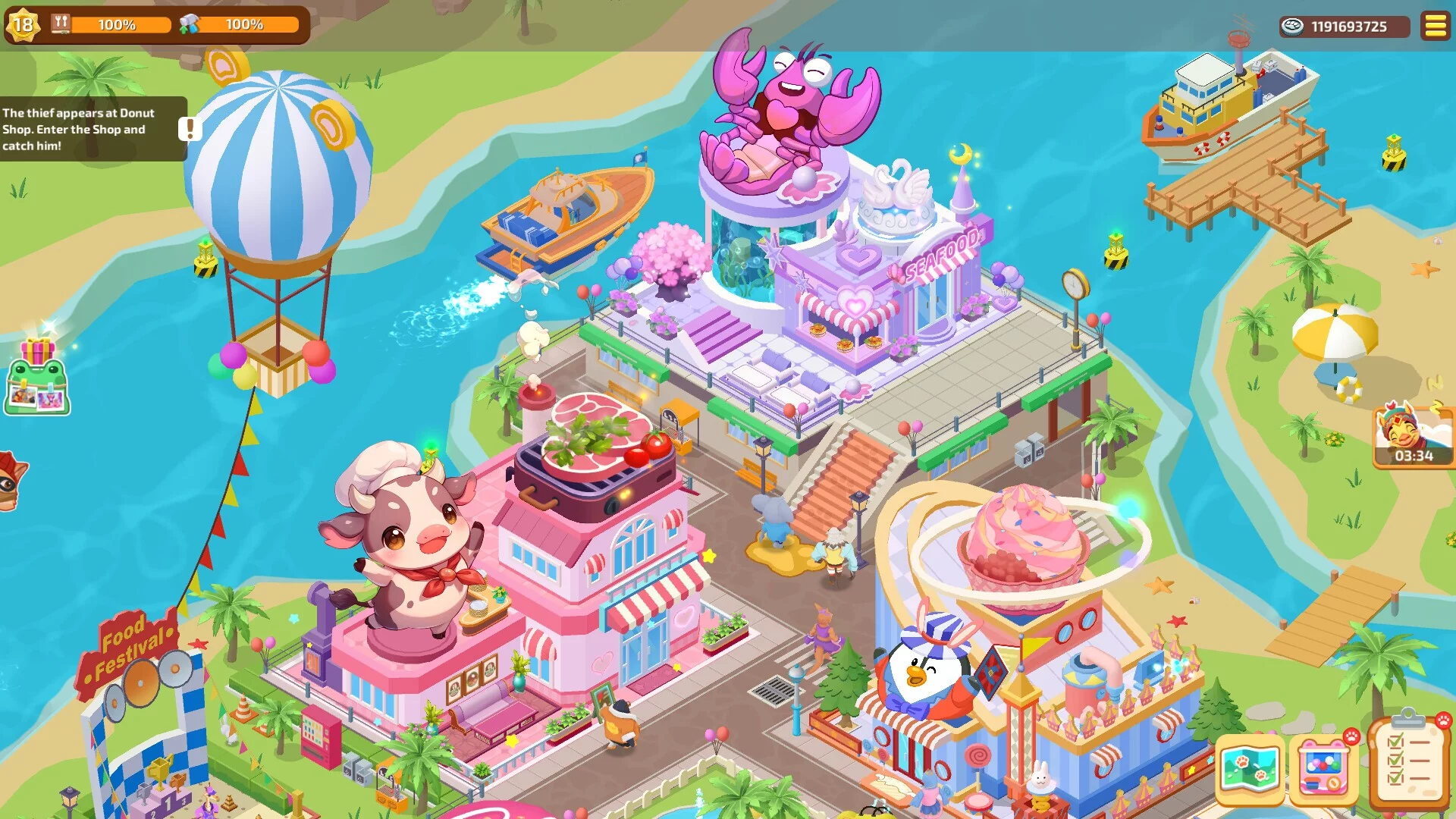 Изображение игры: Idle Animal Plaza