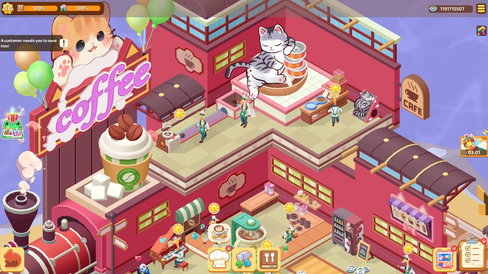 Изображение игры: Idle Animal Plaza