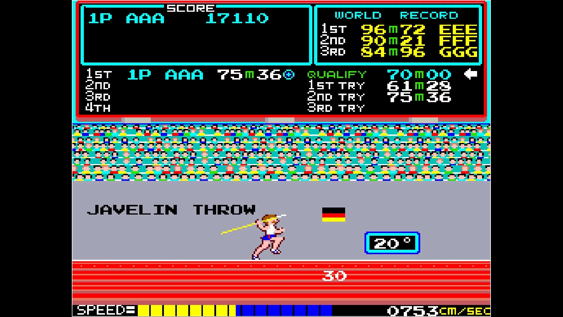 Изображение игры: Arcade Archives TRACK & FIELD