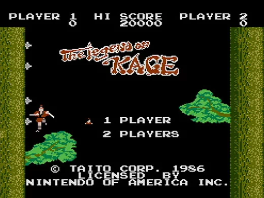 Изображение игры: The Legend of Kage